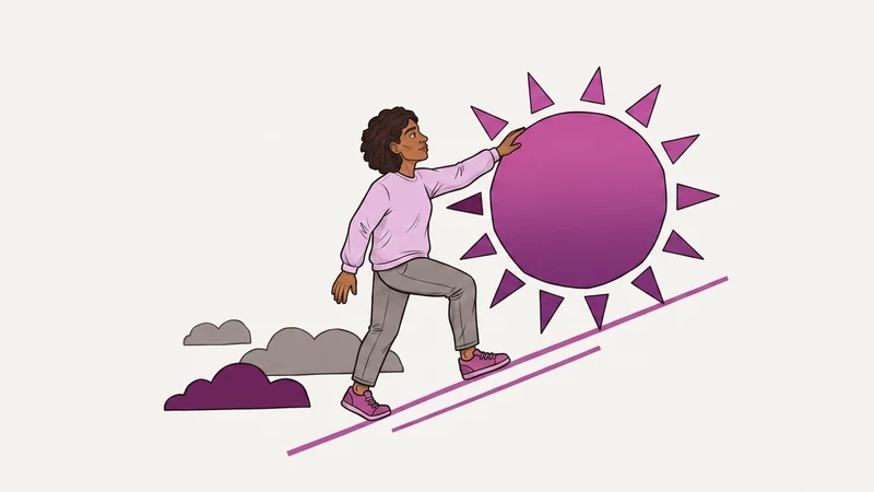 Illustration for the Altitude article “How to Help Your Teen Build a More Optimistic Outlook” — how to help your teen build a more optimistic outlook.
