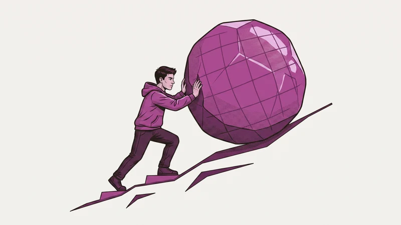 Illustration for the Altitude article “How to Help Your Teen Keep Going When Things Get Hard” — how to help your teen keep going when things get hard.
