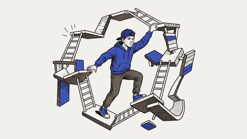 Illustration for the Altitude article “How to Help Your Teen Think Flexibly and Adapt” — how to help your teen think flexibly and adapt.