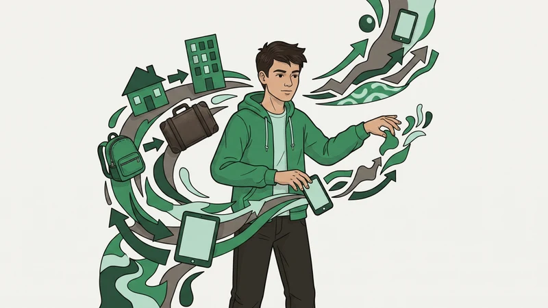 Illustration for the Altitude article “Helping Your Teen Adapt to Constant Change Without Shutting Down” — teen adaptability.