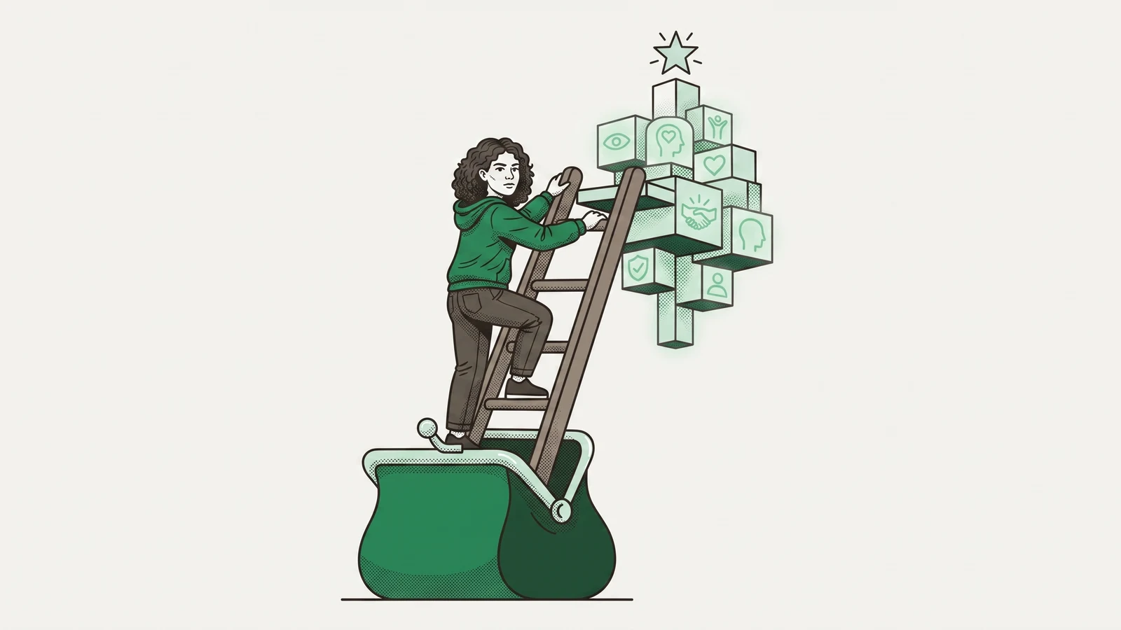 Illustration for the Altitude article “Altitude for Scholarship Families: Using Step Up or Georgia Promise for Whole-Human Development” — step up for students approved vendors.