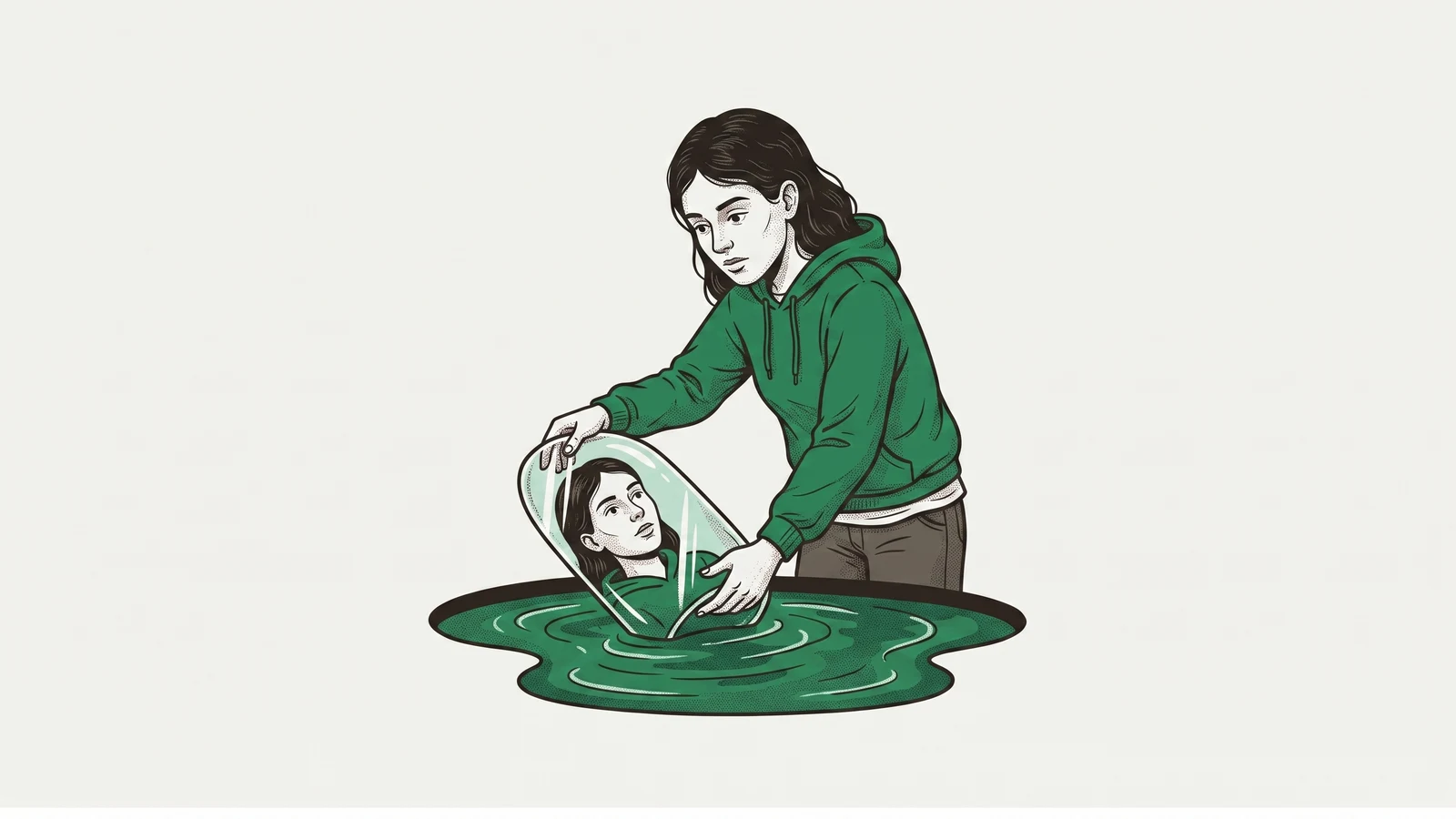 Illustration for the Altitude article “How to Help Your Teen Truly Know Themselves” — how to help your teen know themselves.