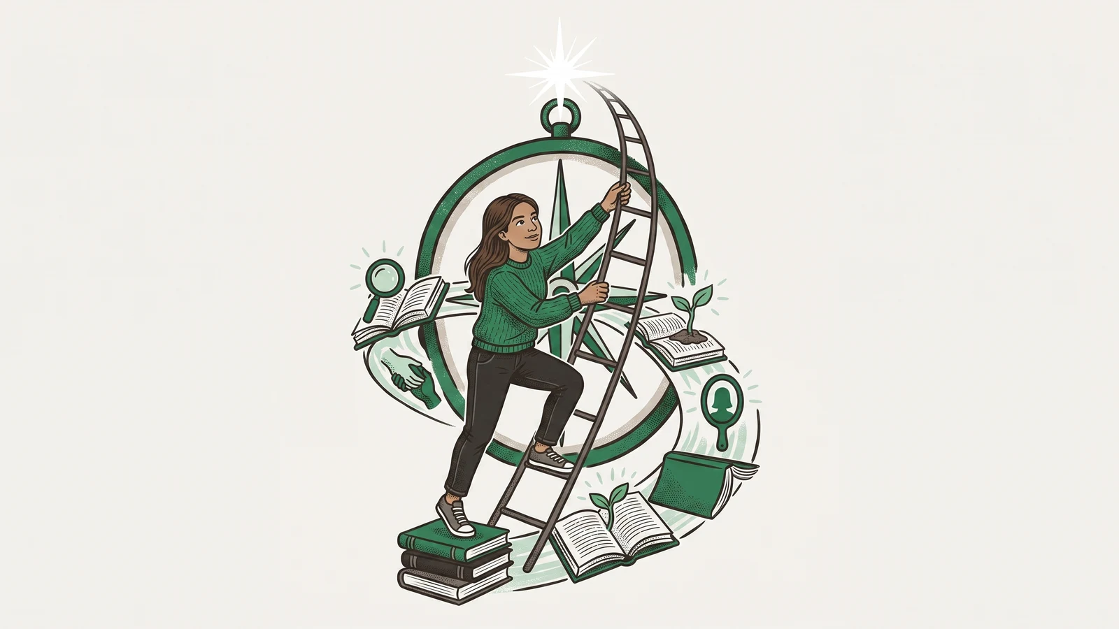Illustration for the Altitude article “How to Help Your Teen Love Learning” — how to help your teen love learning.