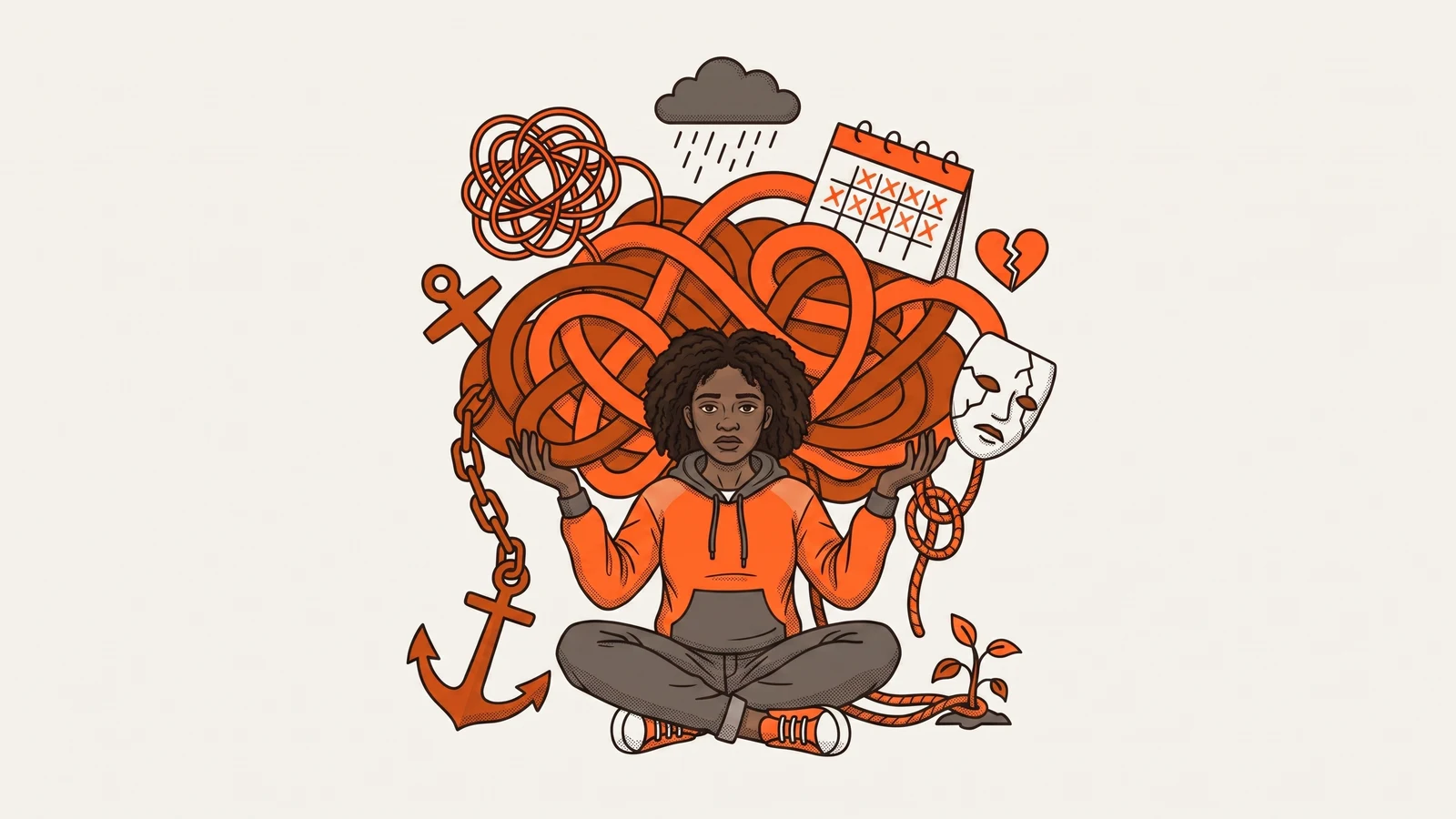 Illustration for the Altitude article “Signs Your Teen Needs Life Skills Support: A Parent's Guide to 7 Common Struggles” — life skills for teens.
